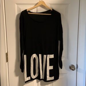 ‘LOVE’ sweater